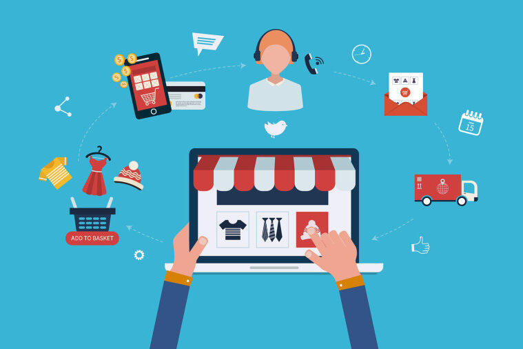 Mobile marketing and online store